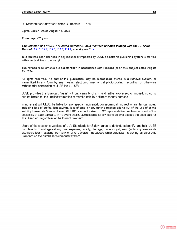 UL 574 PDF UL 574 PDF